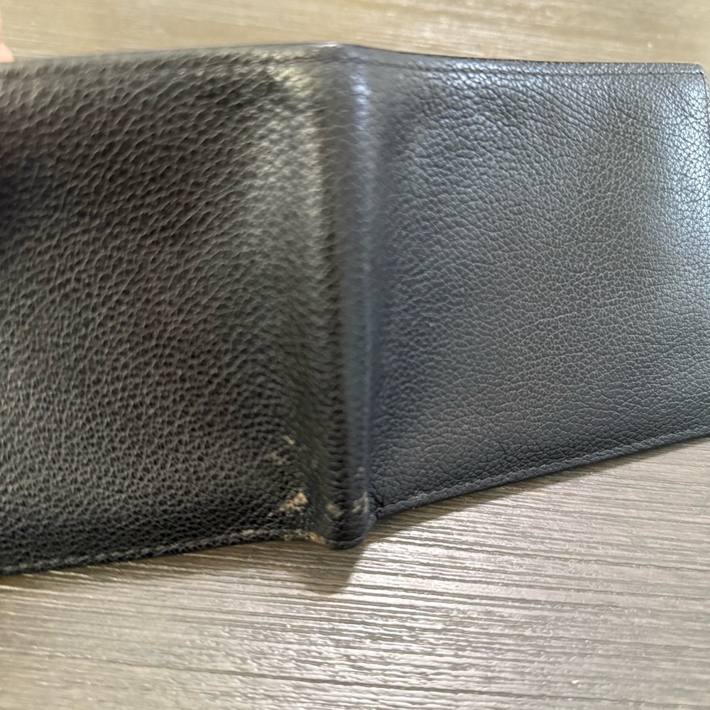Boconi Black Leather Card Holder - Picture 7 of 7